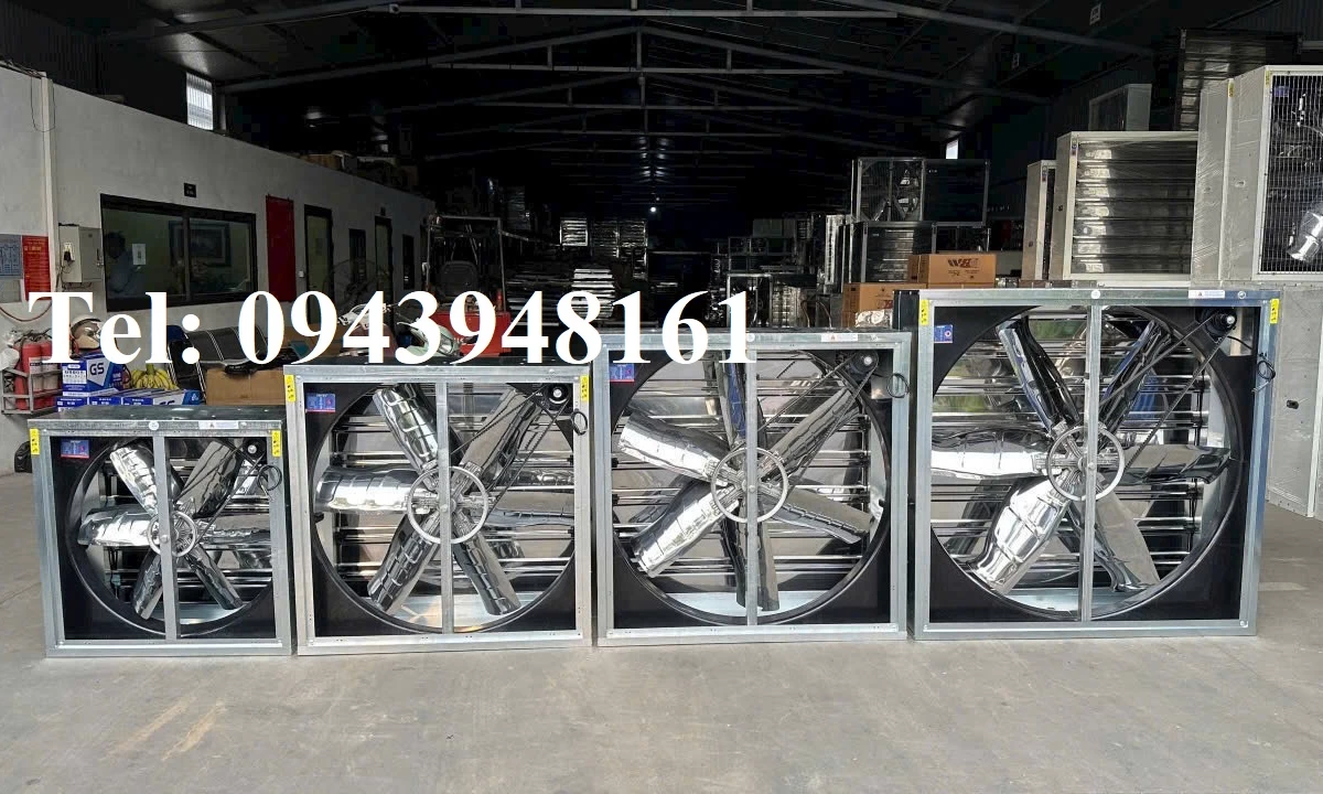 Lắp quạt hút thông gió công nghiệp