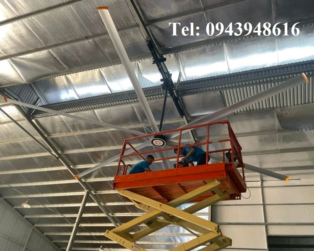 quạt trần công nghiệp 7m3