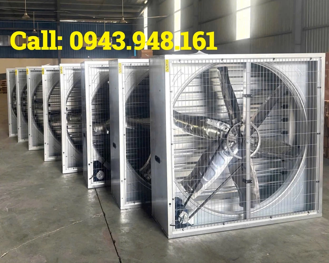 quạt hút thông gió vuông 1100x1100