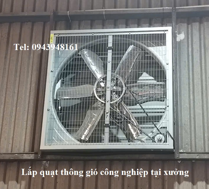 lắp đặt máy quạt thông gió giá rẻ