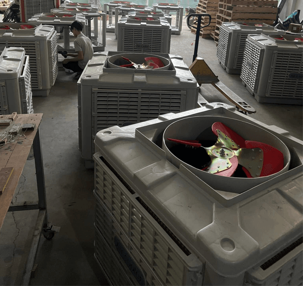 lắp đặt máy làm mát hơi nước