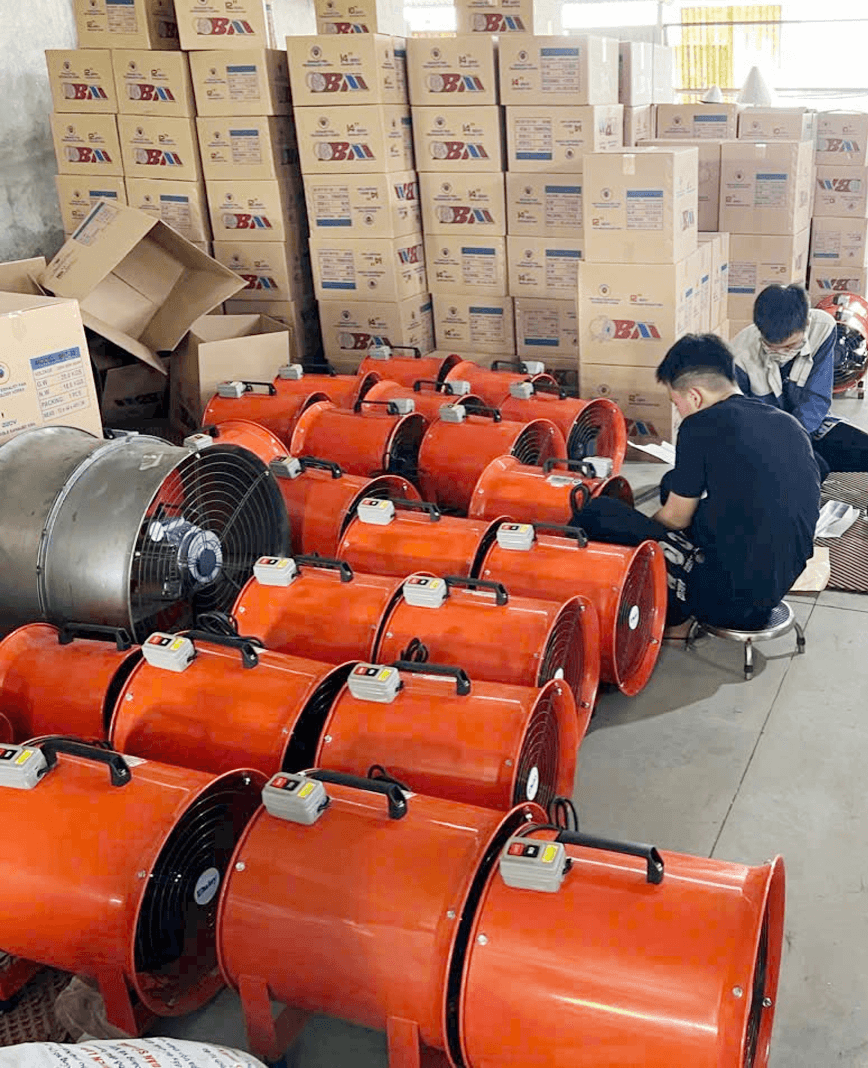 Quạt Hút Xách Tay Omysu SHT-40