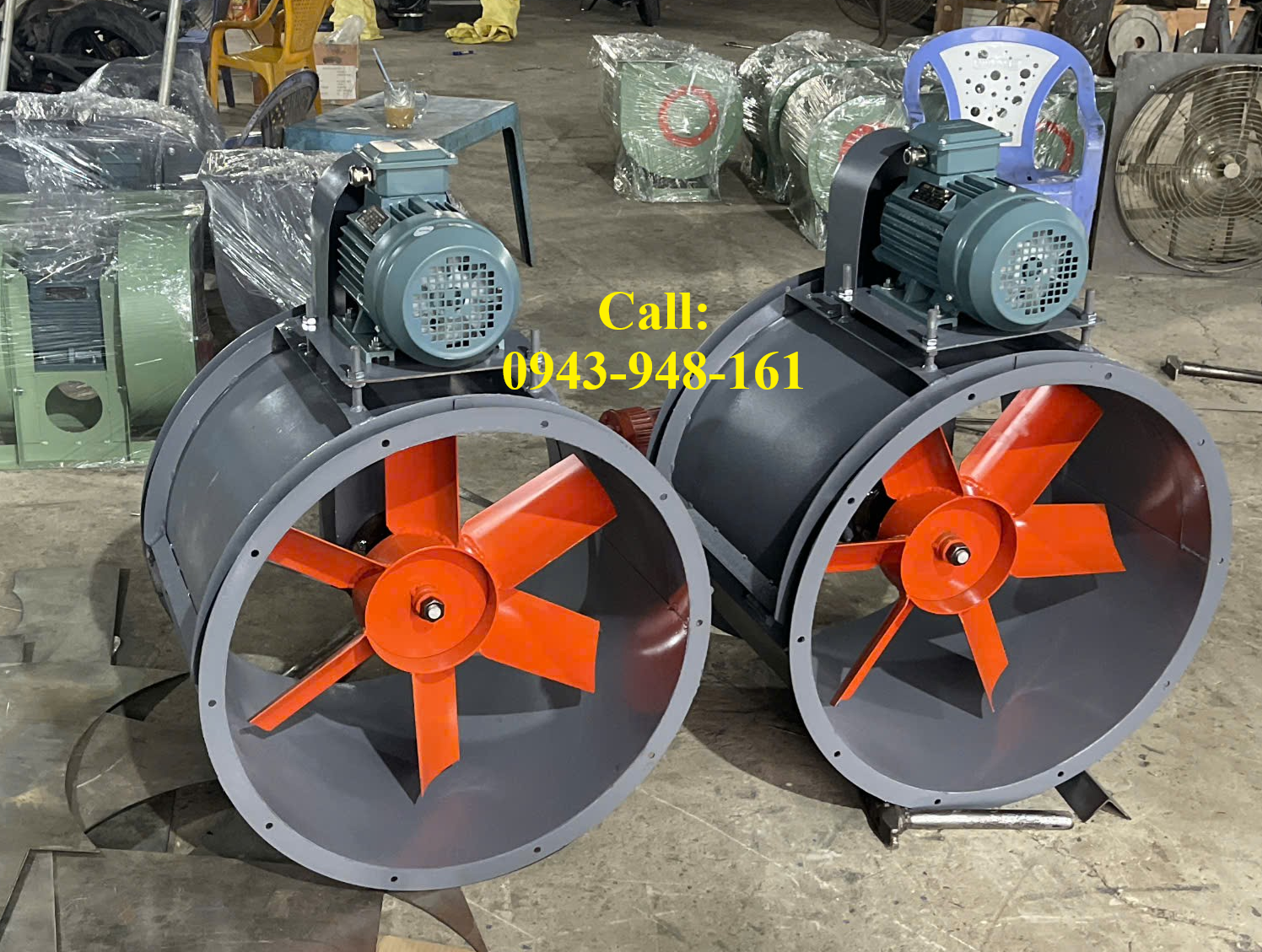 quạt hút bụi phòng sơn phi 600