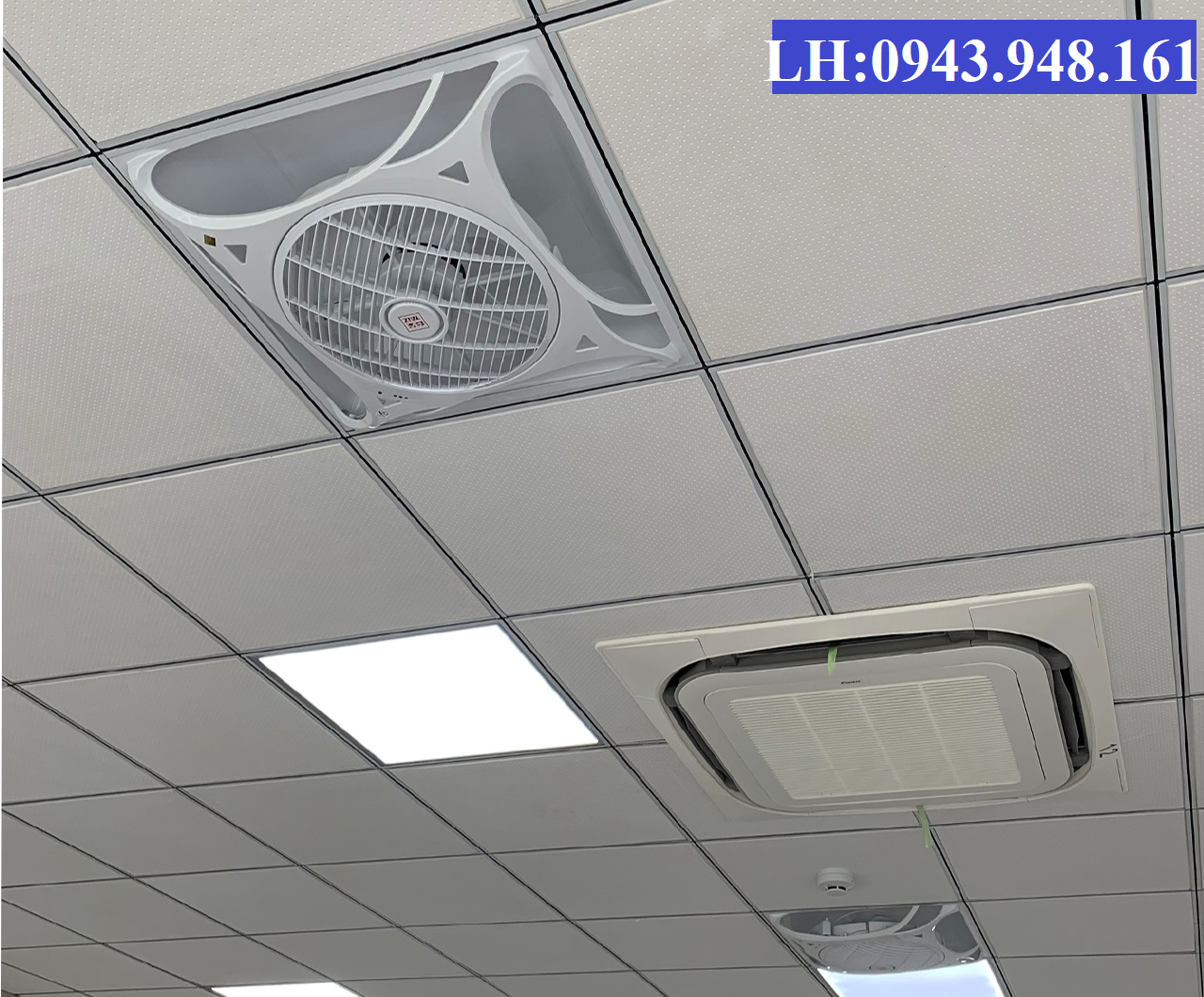 quạt ốp đảo trần 600x600